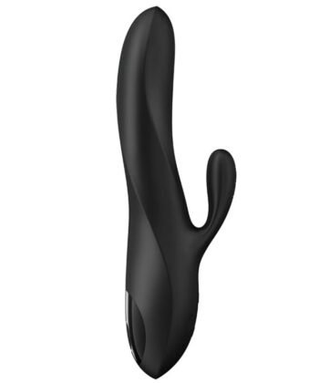 SATISFYER - HEAT FLEX 3 VIBRADOR COELHO AQUECIDO PRETO