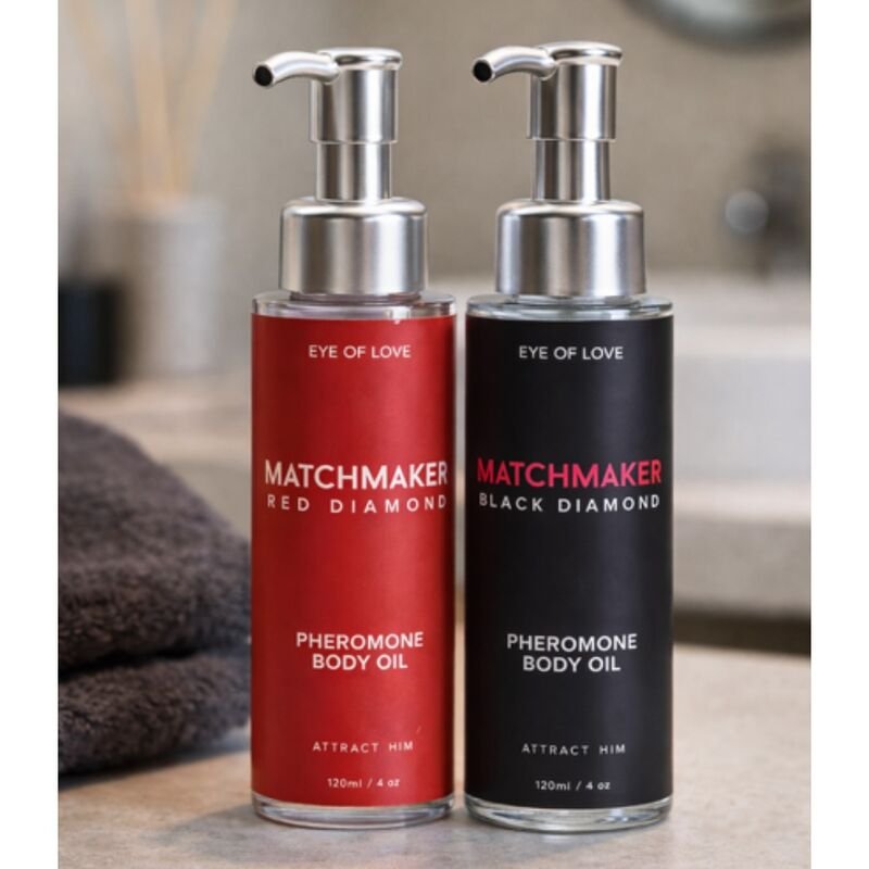 EYE OF LOVE – Óleo corporal com feromonas Matchmaker Black Diamond 120 ML - Image 2