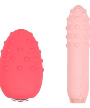 JE JOUE - CONJUNTO DUPLO DE VIBRADORES RECARREGÁVEIS