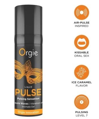 ORGIE - PULSE KISSABLE PULSING SENSATION GEL ÍNTIMO 15 ML