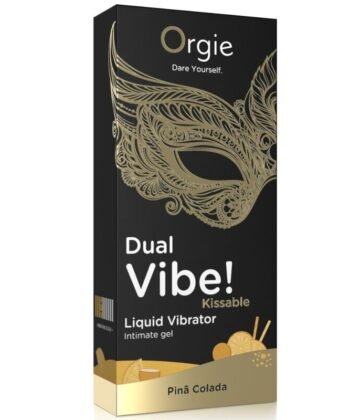 ORGIE - VIBE DUPLA! VIBRADOR LÍQUIDO BEIJÁVEL PIÑA COLADA 15 ML - Image 4