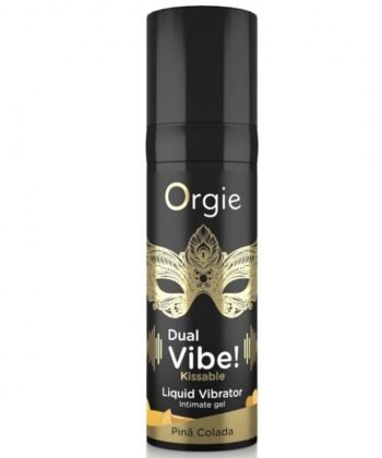 ORGIE - VIBE DUPLA! VIBRADOR LÍQUIDO BEIJÁVEL PIÑA COLADA 15 ML - Image 3