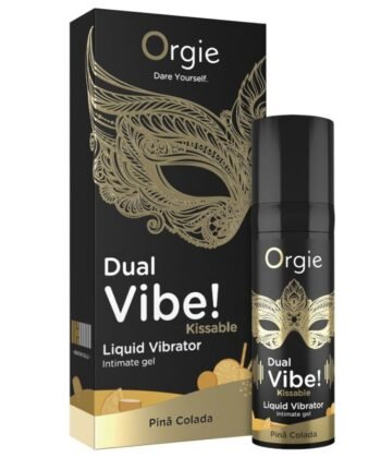 ORGIE - VIBE DUPLA! VIBRADOR LÍQUIDO BEIJÁVEL PIÑA COLADA 15 ML - Image 2