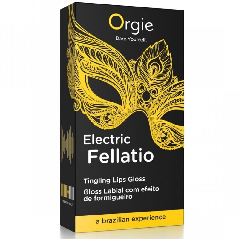 ORGIE - GLOSS LABIAL VIBRATÓRIO E FORMIGANTE PARA FELATIO ELÉTRICO 10 ML - Image 2