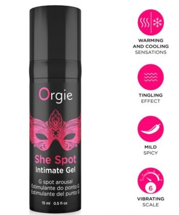 ORGIE - SHE SPOT G-SPOT GEL ÍNTIMO PARA EXCITAÇÃO 15 ML