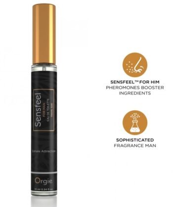 ORGIE - SENSFEEL FOR MAN EAU DE TOILETTE COM FERÔMONO - TAMANHO VIAGEM 10 ML