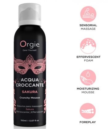 ORGIE - ACQUA CROCCANTE SAKURA MOUSSE DE MASSAGEM CROCANTE 150 ML