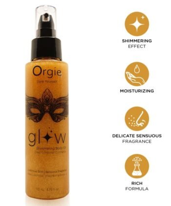 ORGIE - ÓLEO CORPORAL ILUMINADO GLOW 110 ML