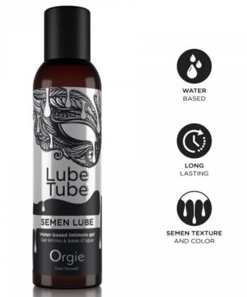 ORGIE - LUBRIFICANTE PARA SÉMEN EM TUBO, GEL ÍNTIMO À BASE DE ÁGUA, 150 ML