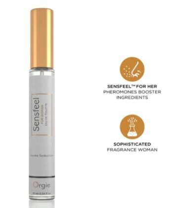 ORGIE - SENSFEEL PARA MULHERES, BOOSTER DE FEROMÓNIOS, EAU DE TOILETTE, TAMANHO VIAGEM 10 ML