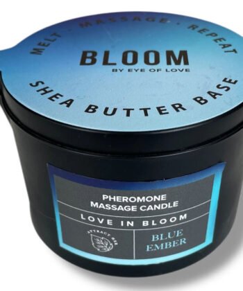 EYE OF LOVE - BLOOM VELA DE MASSAGEM INDICA BLUE EMBER 150 ML - Imagem 2
