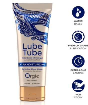 ORGIE - LUBRIFICANTE EM TUBO GEL ÍNTIMO EXTRA HIDRATANTE À BASE DE ÁGUA 150 ML