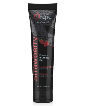 ORGIE - LUBRIFICANTE EM TUBO SABOR MORANGO, GEL ÍNTIMO À BASE DE ÁGUA, 100 ML - Imagem 2