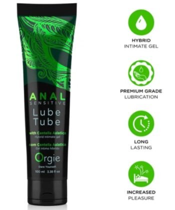 ORGIE - LUBRIFICANTE ANAL SENSITIVE GEL ÍNTIMO HÍBRIDO PARA SEXO ANAL 100 ML