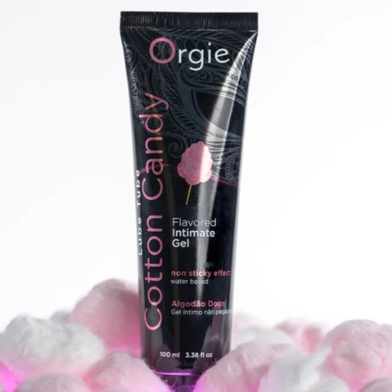 ORGIE - LUBRIFICANTE EM TUBO COM AROMA DE ALGODÃO DOCE, BEIJÁVEL, GEL ÍNTIMO À BASE DE ÁGUA, 100 ML - Imagem 4