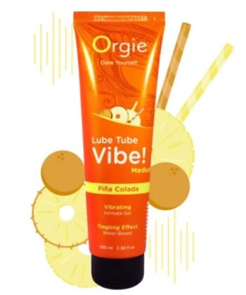 ORGIE - VIBE DE TUBO LUBRIFICANTE! PIÑA COLADA GEL ÍNTIMO BEIJÁVEL FORMIGUEIRO MÉDIO 100 ML - Imagem 4