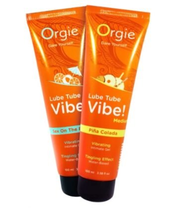 ORGIE - VIBE DE TUBO LUBRIFICANTE! PIÑA COLADA GEL ÍNTIMO BEIJÁVEL FORMIGUEIRO MÉDIO 100 ML - Imagem 2