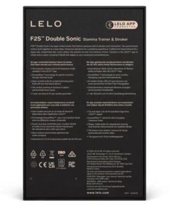 LELO - F2S DUPLO SÔNICO PARA HOMENS COM DUPLA ESTIMULAÇÃO SÔNICA AZUL-PETRÓLEO - Imagem 5