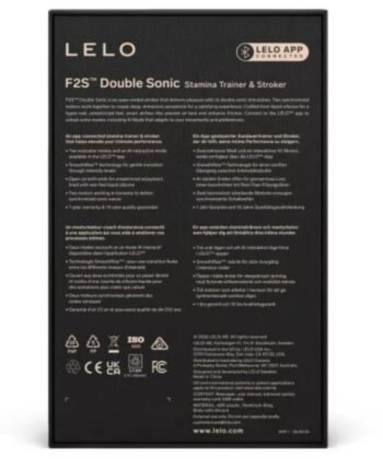 LELO - F2S DUPLO SÔNICO MASCULINO COM DUPLA ESTIMULAÇÃO SÔNICA VERMELHO - Imagem 5