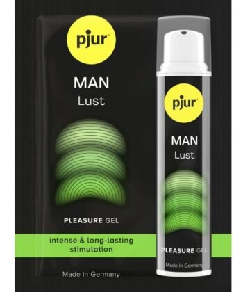 PJUR - MAN LUST GEL DE PRAZER ESTIMULANTE INTENSO E DE LONGA DURAÇÃO 1,5 ML