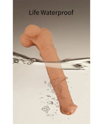 PRETTY LOVE - BENOIT DILDO REALISTA COM TOQUE SUAVE E PELE DESLIZANTE 38,5 CM NATURAL - Imagem 4