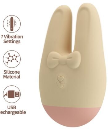 ROMANCE - BUNNY ESTIMULADOR EXTERNO COM 7 MODOS DE VIBRAÇÃO