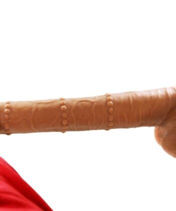 PRETTY LOVE – Vibrador deslizante realista Bram de toque suave 40 CM castanho - Imagem 4