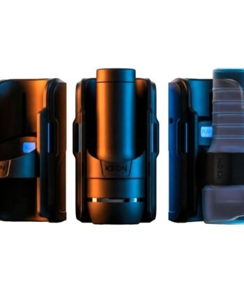 KIIROO - KEON 2 COMBO MASTURBADOR AUTOMÁTICO INTERATIVO COM SENSAÇÃO DE ESTIMULAÇÃO PRETO/AZUL