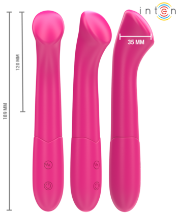 Alternative view of INTENSE - VIBRADOR PATY 19 CM FLEXÍVEL 10 VIBRAÇÕES MODELO 2 ROSA